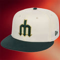 Lids Hat Drop Gilded Ivy Collection Merch Seattle Mariners New Era Snapback Hat Embroidered