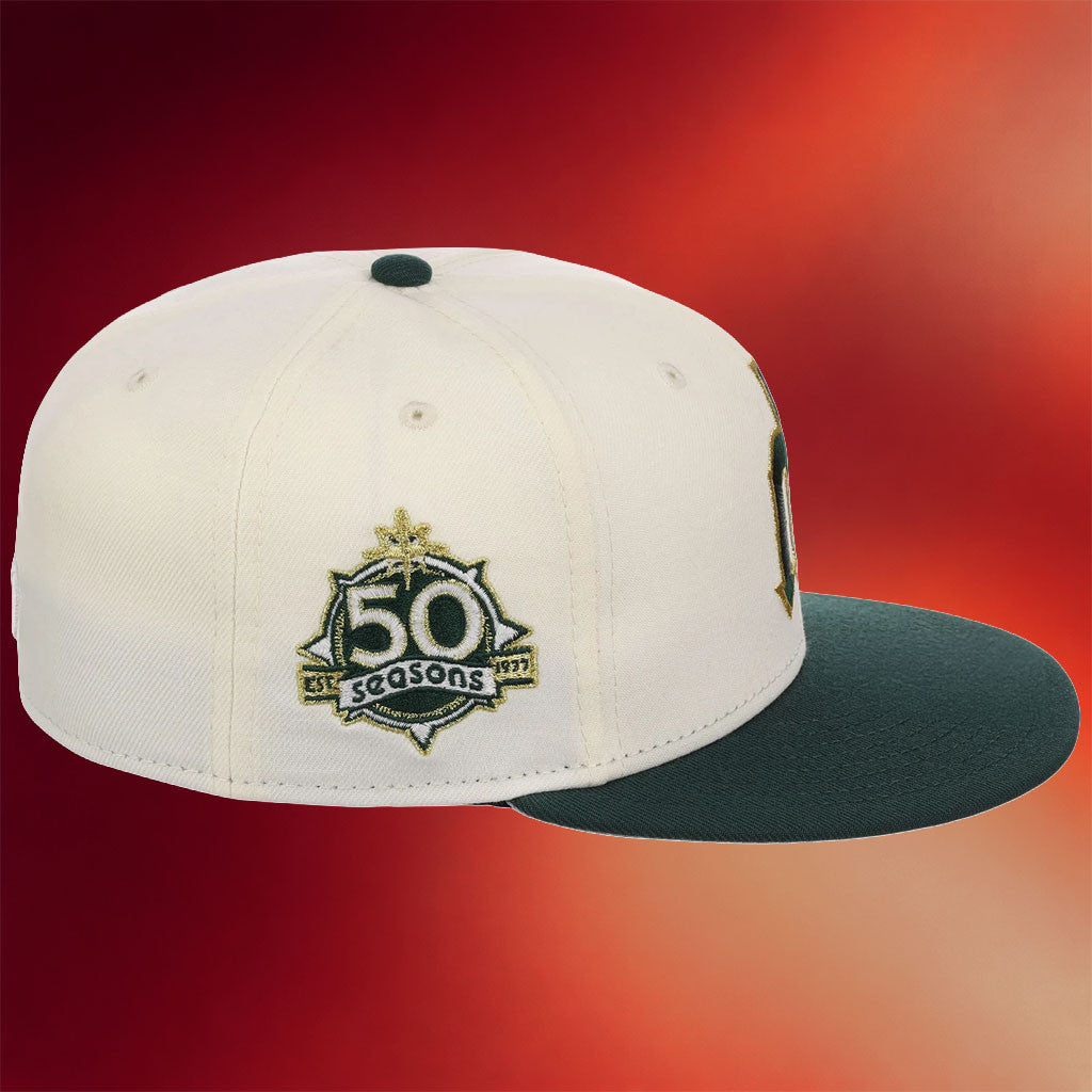 Lids Hat Drop Gilded Ivy Collection Merch Seattle Mariners New Era Snapback Hat Embroidered