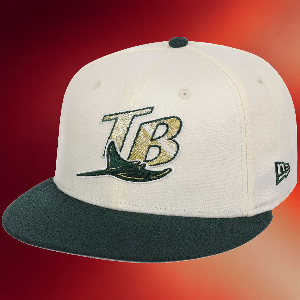 Lids Hat Drop Gilded Ivy Collection Merch Tampa Bay Rays New Era Snapback Hat Embroidered