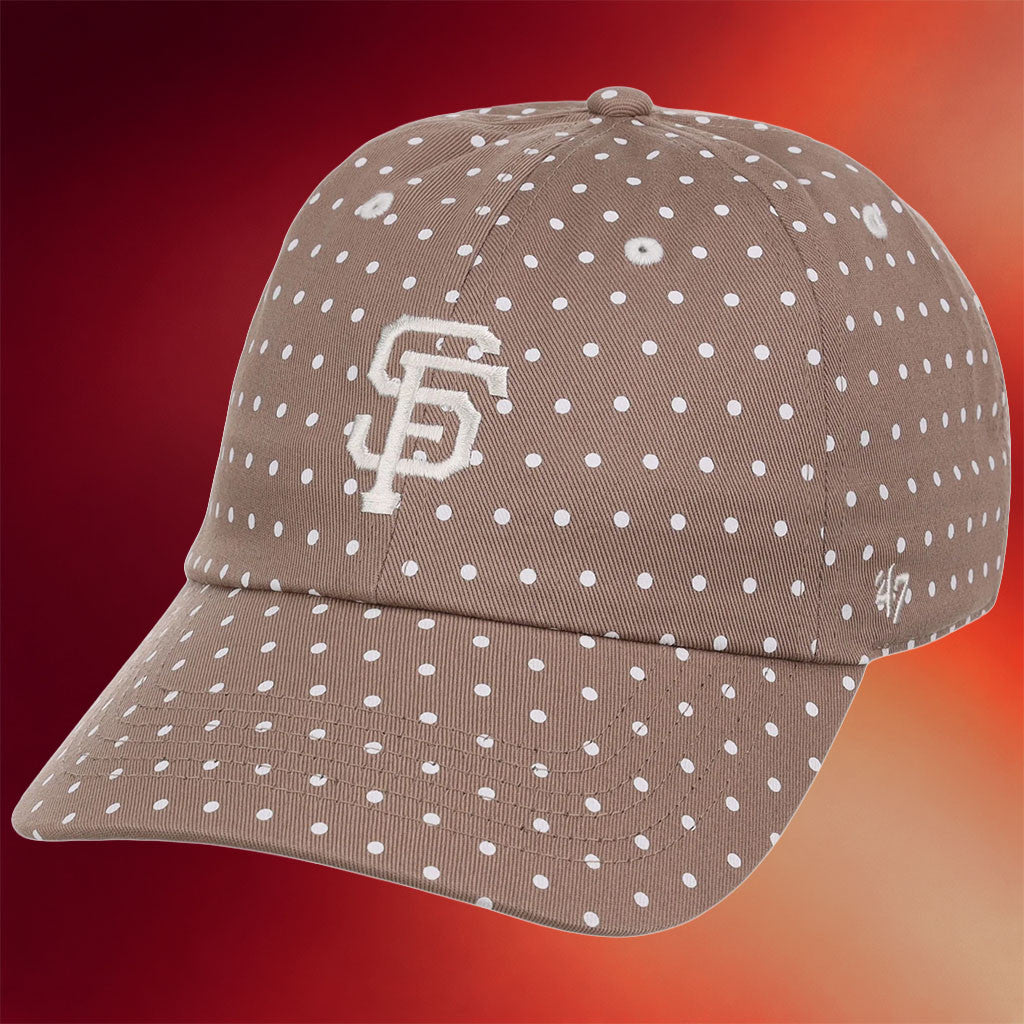 Lids Hat Drop Polka Dot Collection Merch San Francisco Giants 47 Clean Up Hat Embroidered Gifts