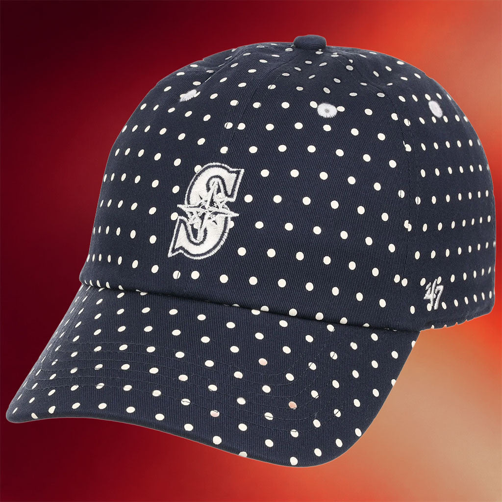 Lids Hat Drop Polka Dot Collection Merch Seattle Mariners 47 Hat Embroidered Gifts For Fans