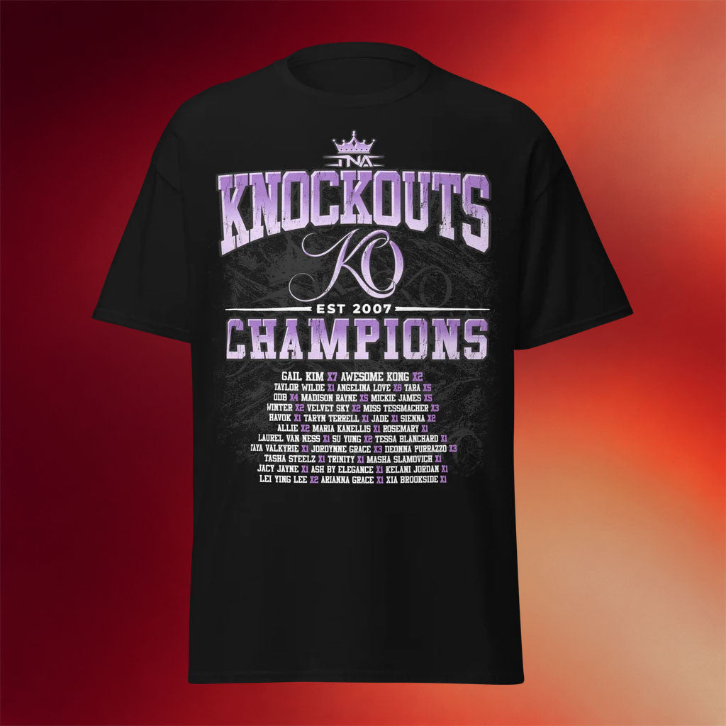 TNA Merch 2026 Knockouts Champions T-Shirt Gift Ideas For Husband