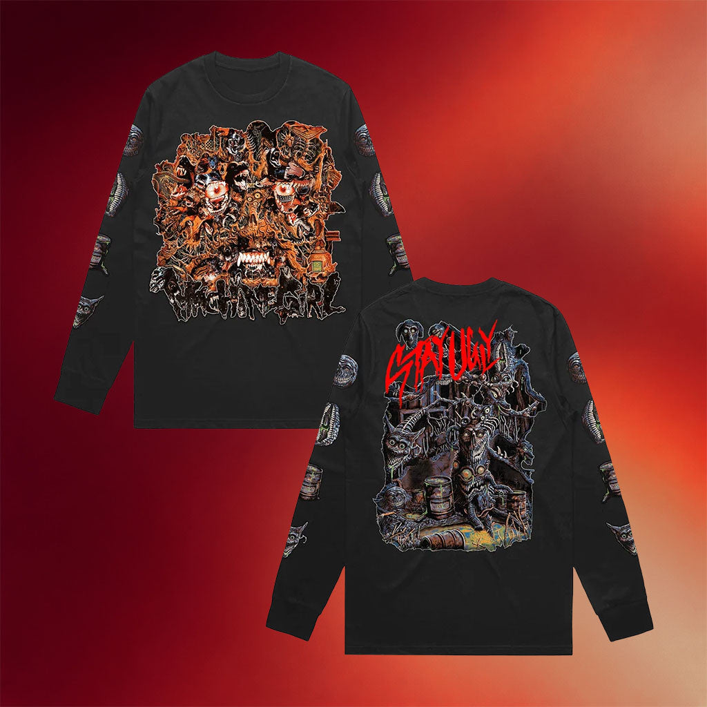Machine Girl Merch 2026 The Ugly Art Long Sleeve Shirt Gifts For Music Fans
