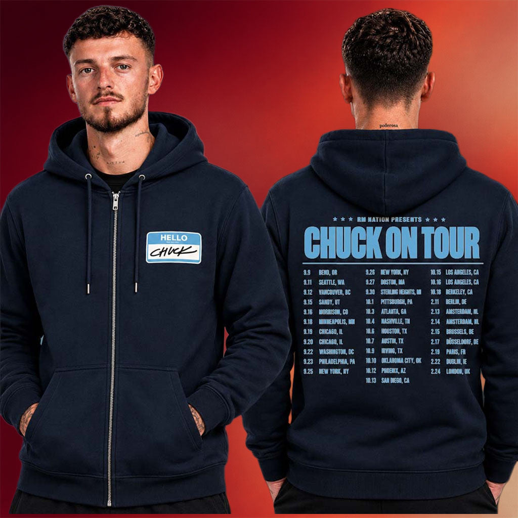 Role Model Chuck On Tour Merch 2026 Hello Check Tour Dates Zip Hoodie Present For Music Lovers