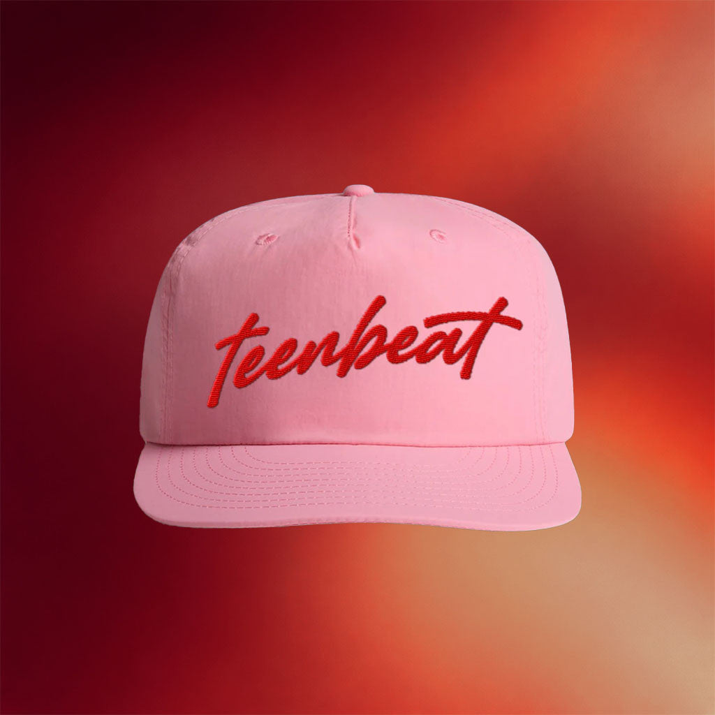 Teen Beat Merch Pink Logo Embroidered Hat Great Gifts Ideas For Girlfriend