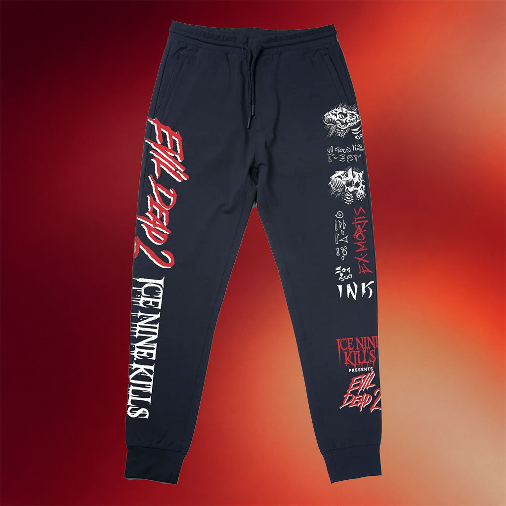 Ice Nine Kills Merch 2026 Dead By Dawn Joggers INK X Evil Dead 2 Merch Present For Fans