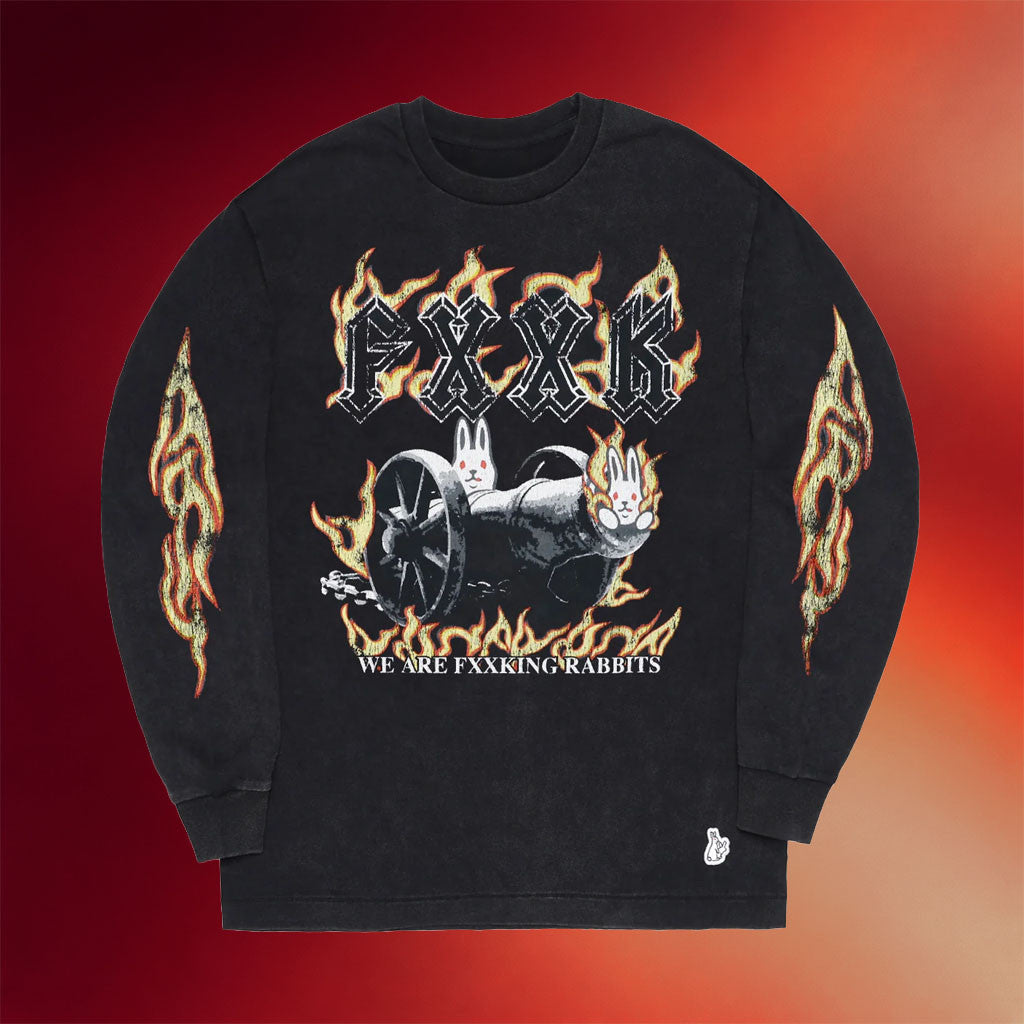 FR2 Merch 2026 Rabbit Fire Rabbit Long Sleeve T-Shirt Gift For Brothers
