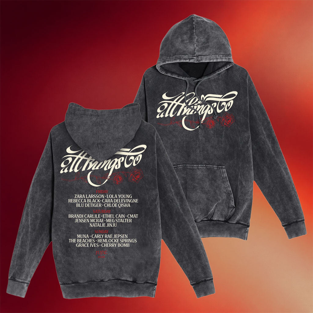 All Things Go Festival Merch 2026 NYC Signature Lineup Hoodie Presents Music Lovers