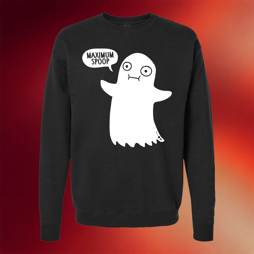 DFTBA Merch 2026 Maximum Spoop Crewneck Cute Halloween Sweatshirt Spooky Gifts
