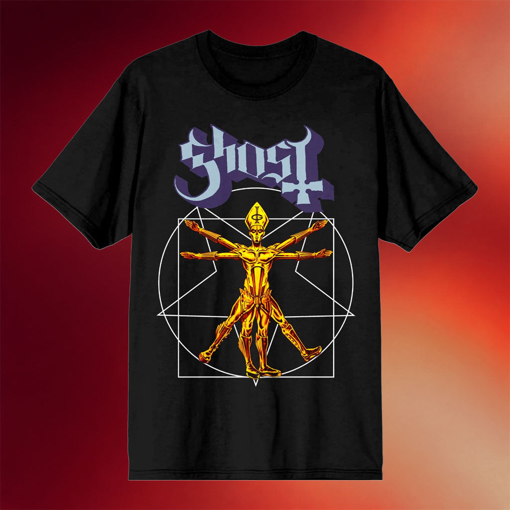 Ghost Merch 2026 Popestar Black T-Shirt Ghost Band Merch Gift For Rock Music Fans