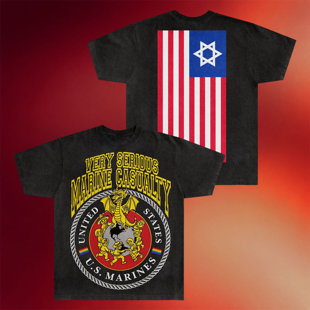 HydeForce Merch 2026 Very Serious Marine Casualty T-Shirt US Marines Merch Veteran Gifts