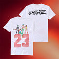 Gorillaz Merch 2026 Gorillaz 23 Group T-Shirt White Presents For Music Lovers
