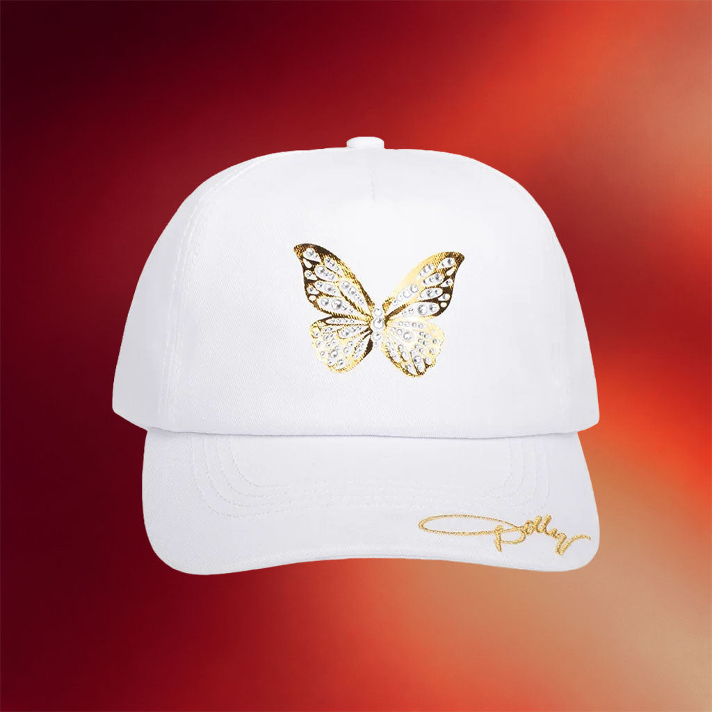 Dolly Parton Merch 2026 Dolly Parton Butterfly White Hat RIP Gifts For Music Fans