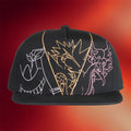 Pokemon Merch 2026 Galarian Articuno Galarian Zapdos And Galarian Moltres Black Snapback Hat