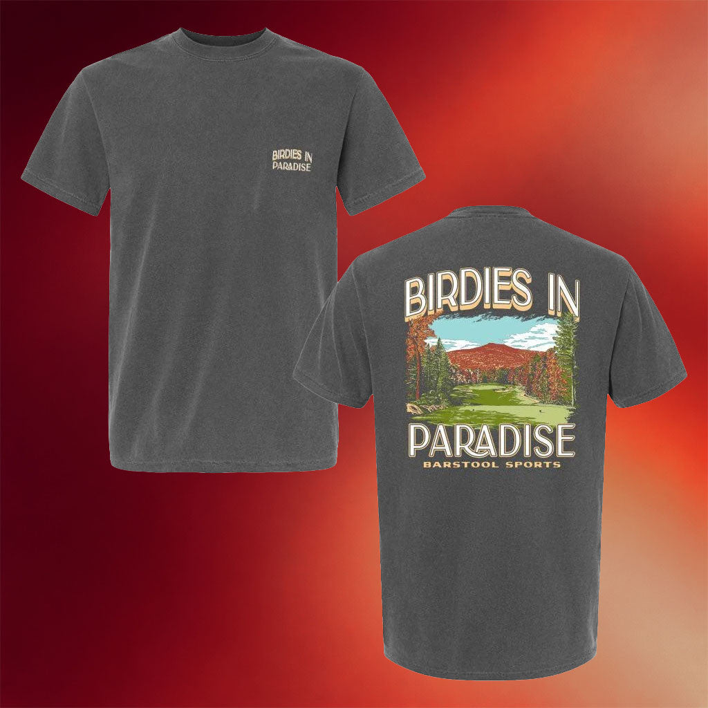 Birdies In Paradise Fall T-Shirt Fore Play Fan Gear Gifts For Golf Lovers
