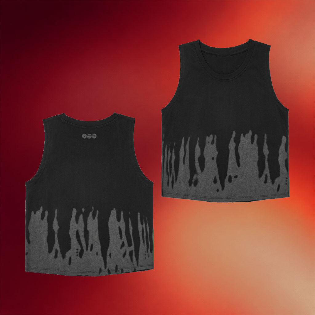 BTS World Tour Arirang Merch 2026 Black Drip Crop Tank Top Gift For BTS Fangirl