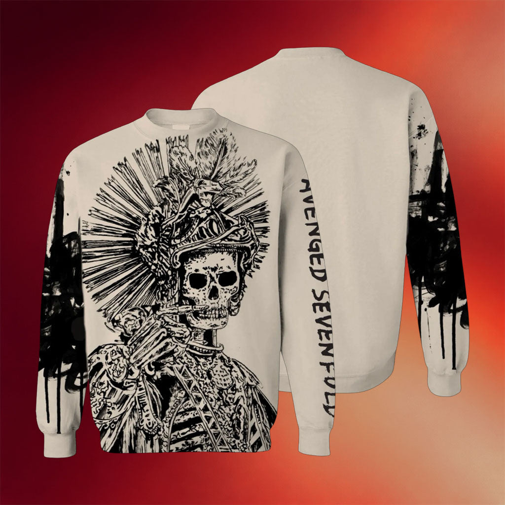 A7X World Merch 2026 Sun God Crewneck Avenged Sevenfold Sweatshirt Gift For Music Lovers