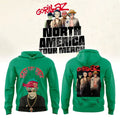 Gorillaz Merch 2026 Gorillaz North American Mountain Tour Hoodie Gift For Music Lovers