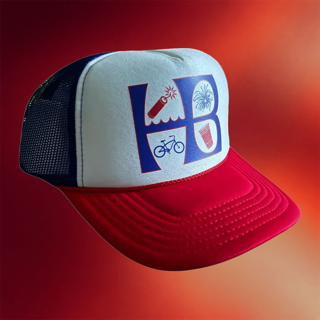 Robert August Surf Merch 2026 HB Logo Trucker Hat Gift Ideas For Brothers