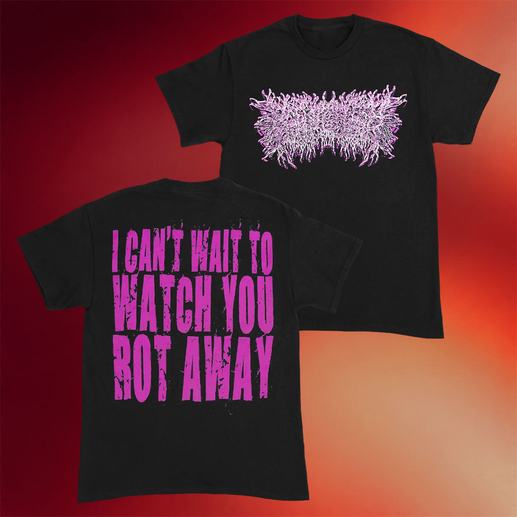 Peeling Flesh Merch 2026 PeelingFlesh Pink Chrome Logo Shirt Music Lover Gift For Her