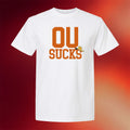 OU Sucks T-Shirt Texas Longhorns Football Rivalry Tee Gifts For Football Lovers