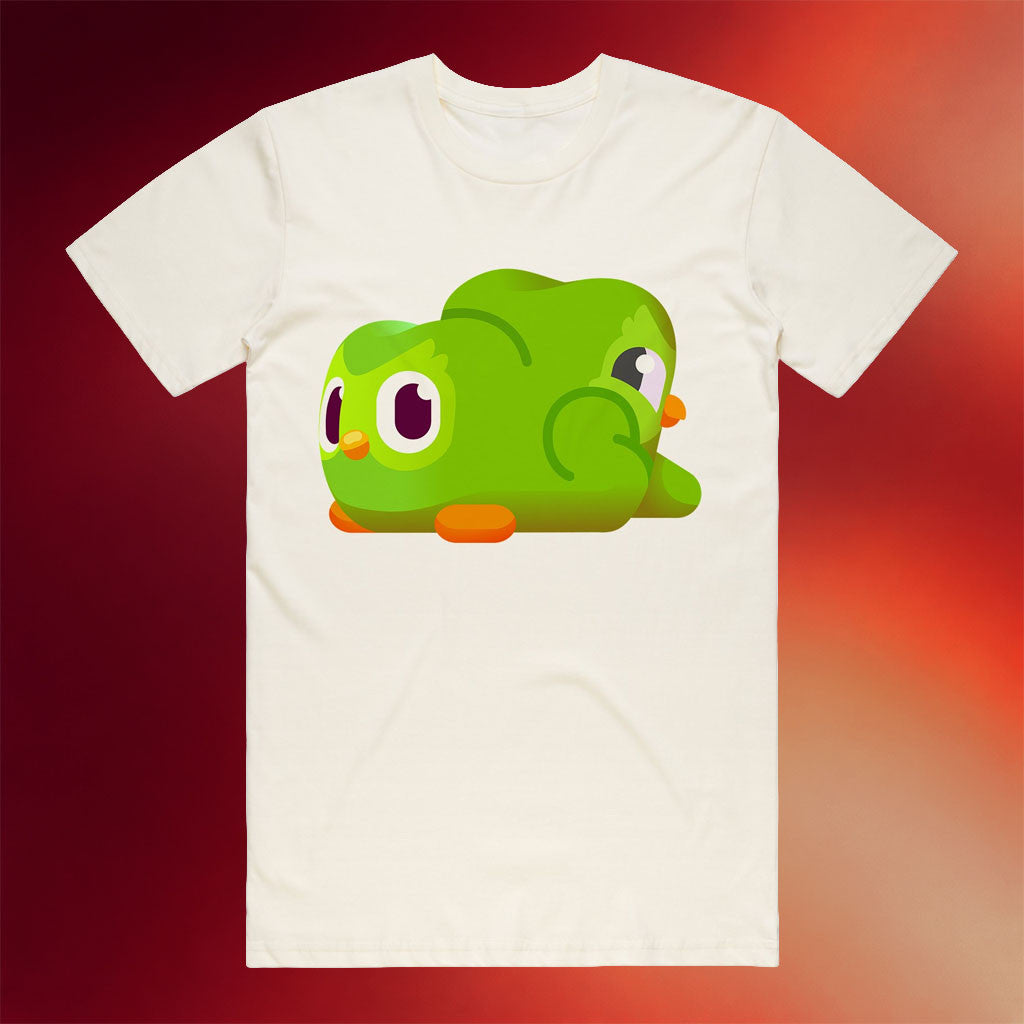 Duolingo Merch 2026 Duo And Junior Owl T-Shirt Cute Graphic Tee Gifts For Duolingo Fans