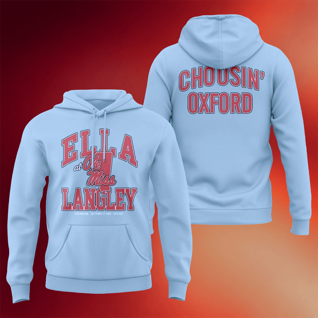 Ella Langley Merch 2026 Choosin' Oxford Hoodie Ole Miss Rebels x Ella Langley Merch Fan Gifts