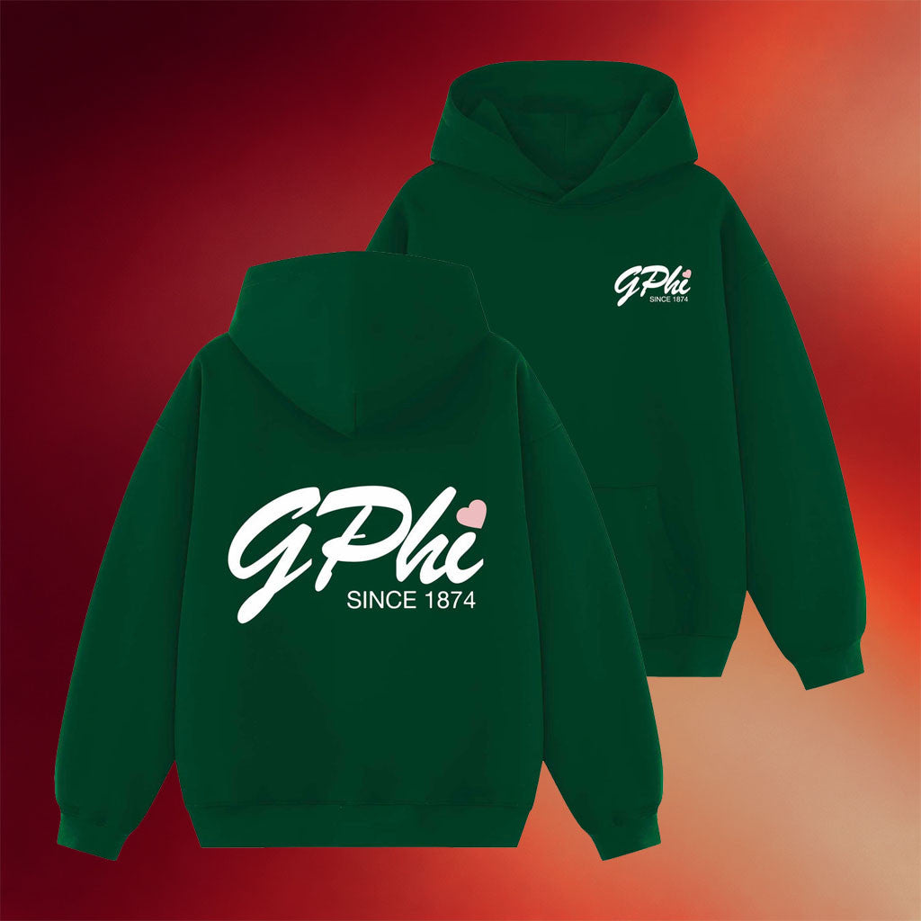 Gamma Phi Beta Merch 2026 Evergreen Sorority Hoodie Gift For G Phi Members
