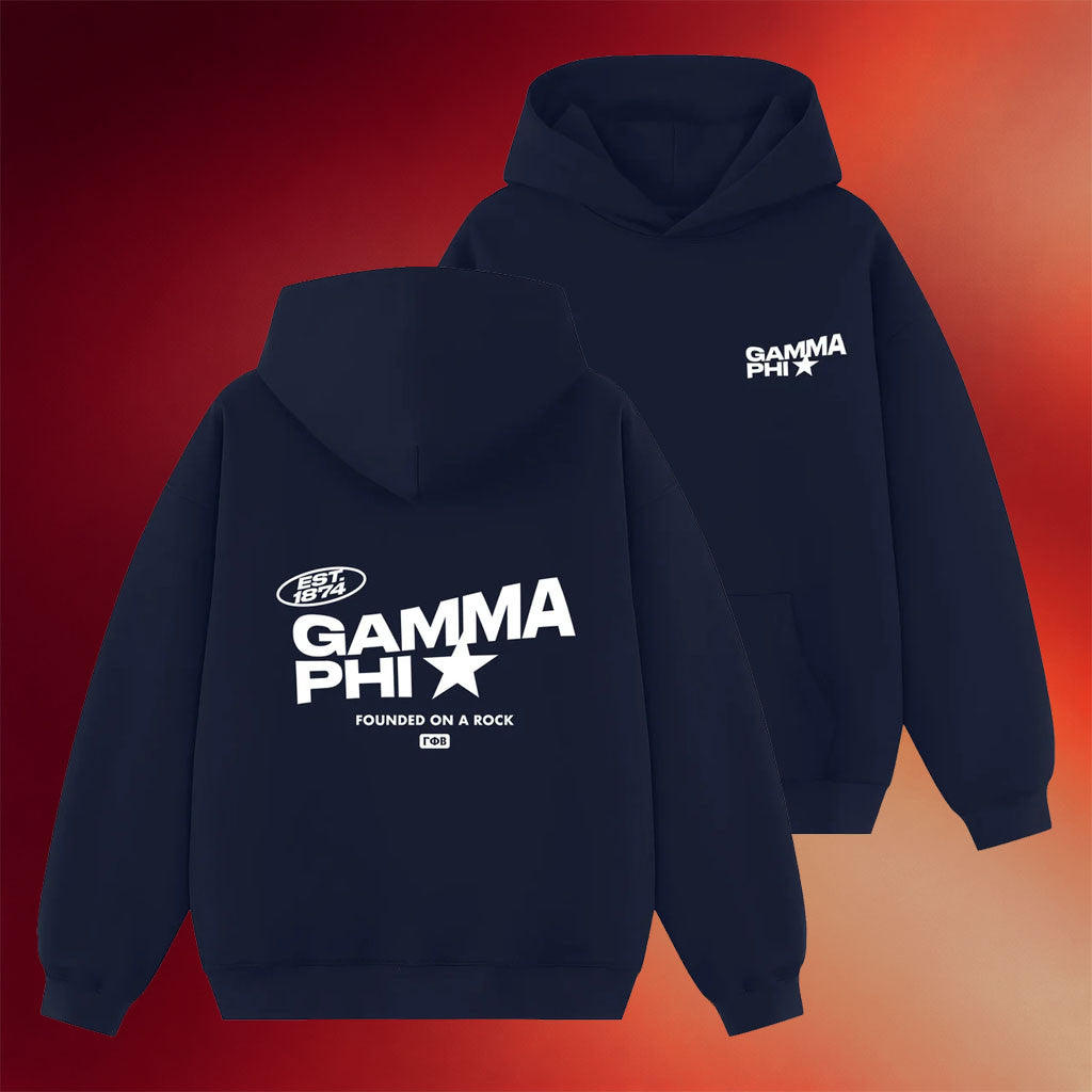 Gamma Phi Beta Merch 2026 Upon A Star Sorority Hoodie Gift Ideas For Members