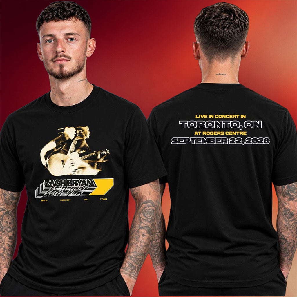 Zach Bryan Toronto Merch ZB Tour At Rogers Centre In Toronto ON On Sept 21 22 2026 T-Shirt