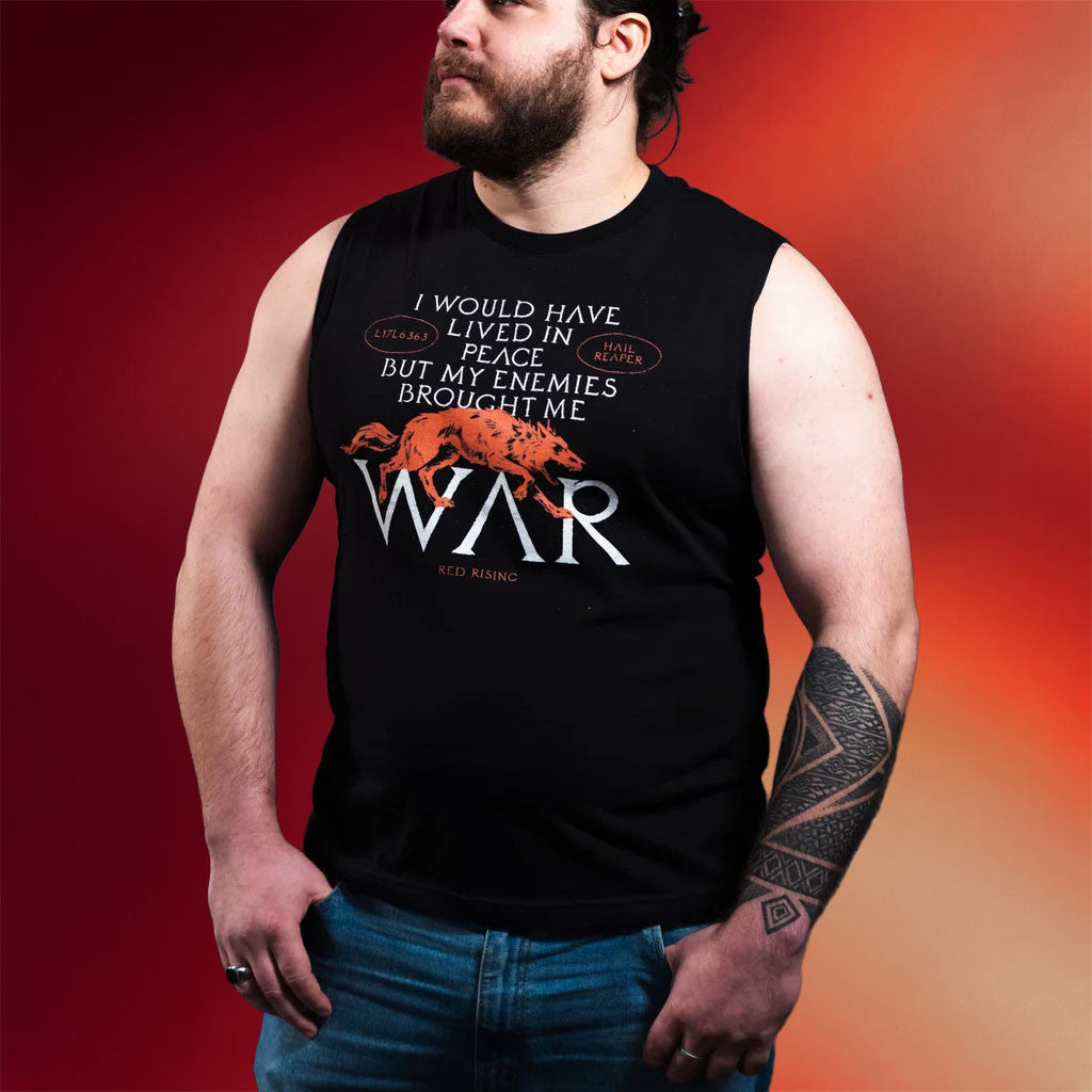 Red Rising Merch 2026 Lived In Peace Tank Top Black Gift Ideas For My Husband