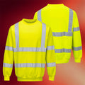 High Vis Sweatshirt Workwear Crewneck Birthday Present For Husband