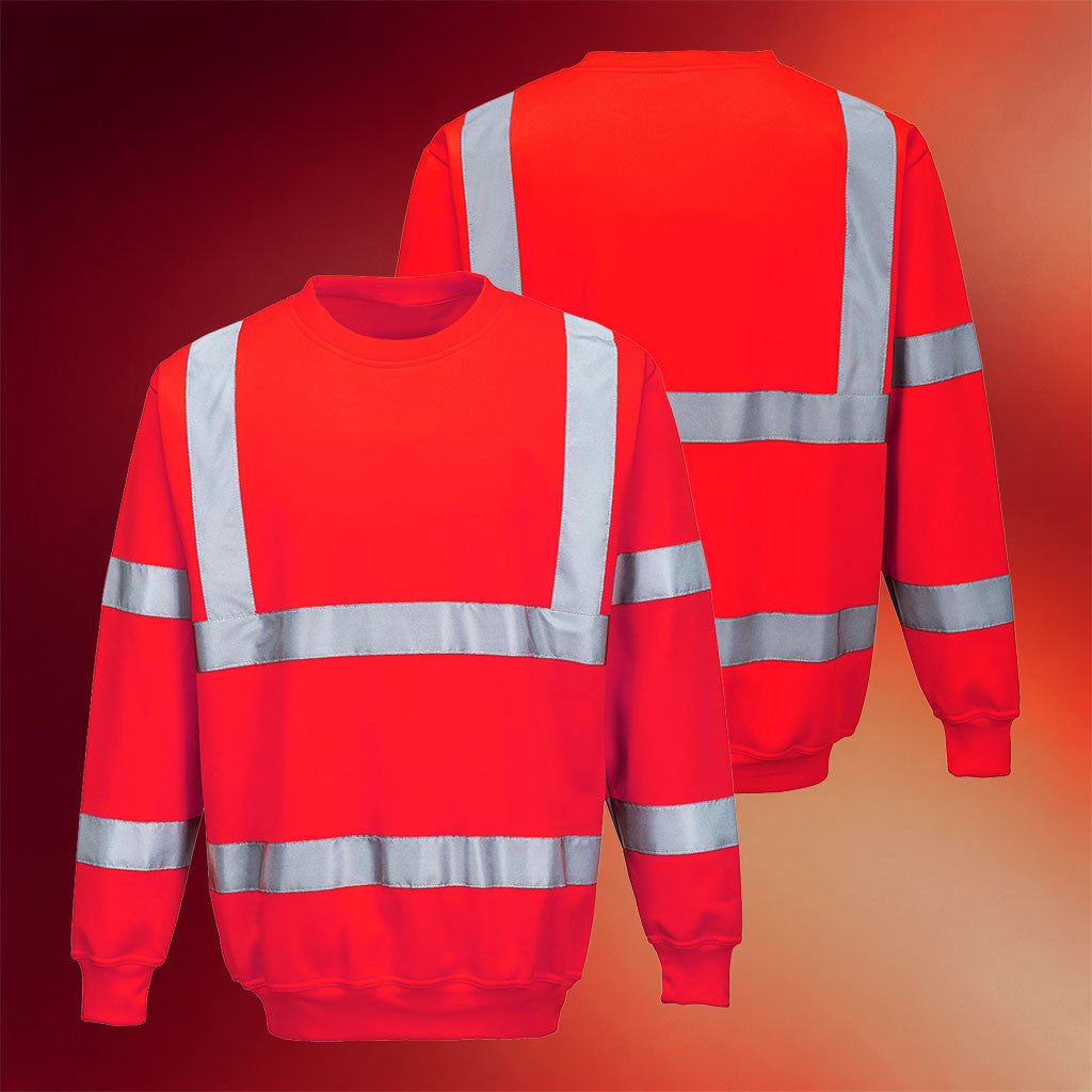 High Vis Sweatshirt Workwear Crewneck Unique Gift For Boyfriend Birthday