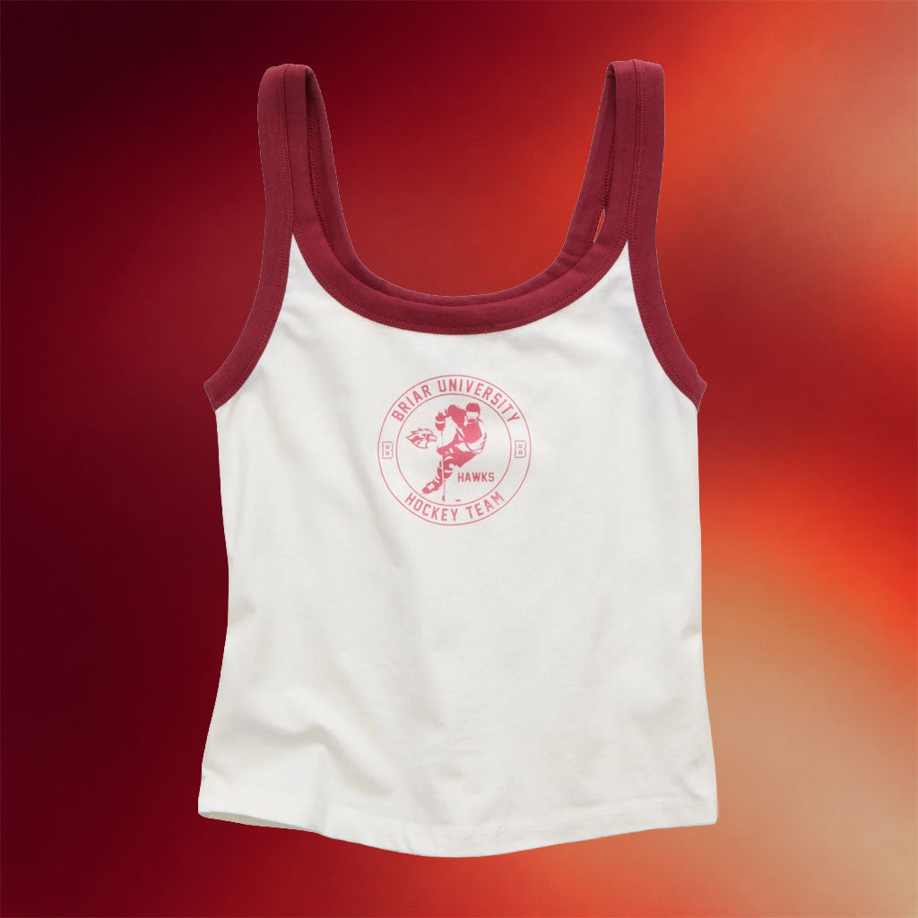 Off Campus Merch 2026 American Eagle Off Campus Daily Fave Tank Top Briar Hockey Team Merch