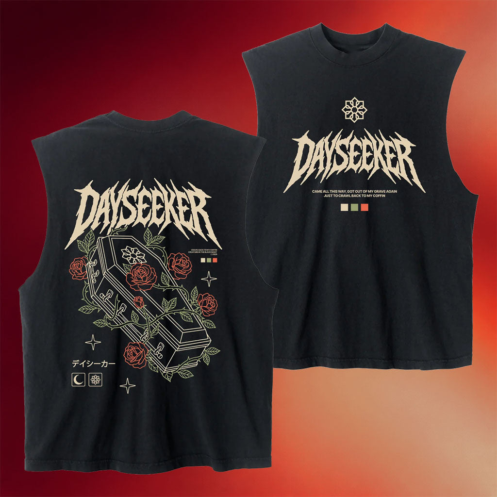 Dayseeker Merch 2026 Coffin Tank Top Unique Gift For Music Lovers
