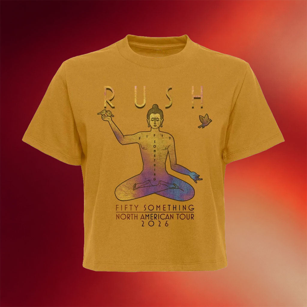 RUSH Merch 2026 Fifty Something Tour Shiva Crop Top Music Lover Gift Ideas For Her