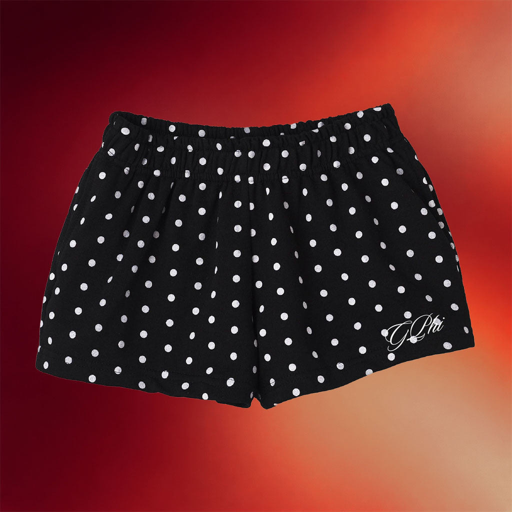 Gamma Phi Beta Merch 2026 Spotted Essential Sorority Black Shorts Big Little Gift Ideas