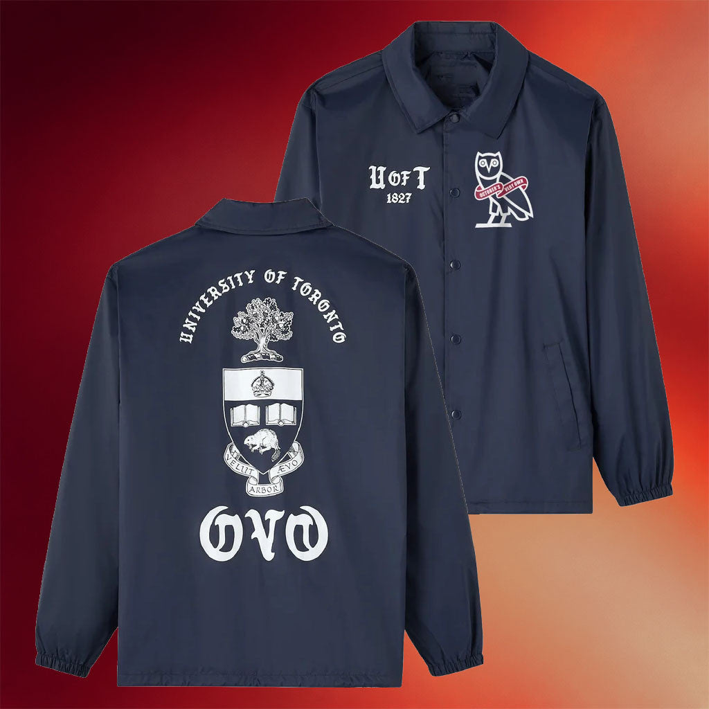 October's Very Own Merch 2026 University Of Toronto Coaches Jacket Present For Him