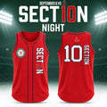 Section 10 Merch 2026 Section 10 Night Boston Red Sox September 8 2026 Jersey Baseball Fan Gift