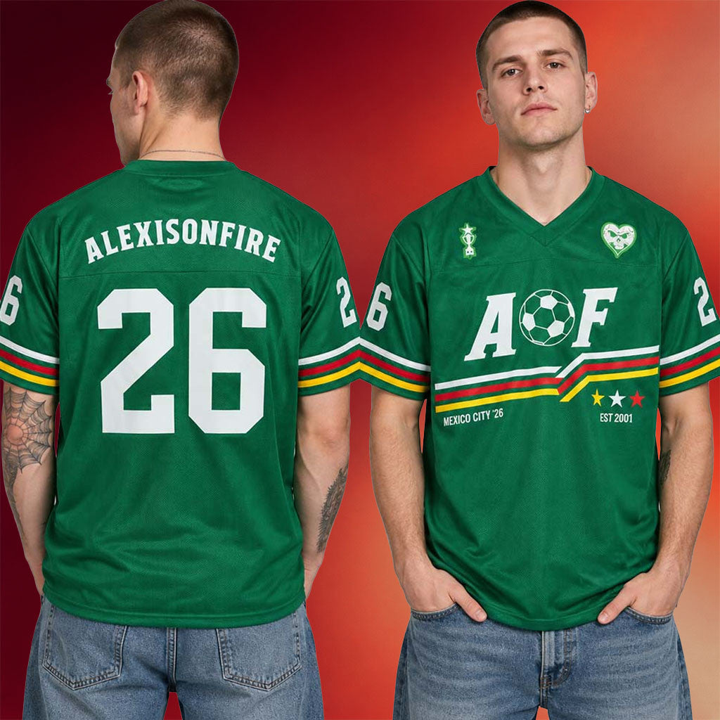 Alexisonfire Merch Alexisonfire Vans Warped Tour Mexico 2026 Football Jersey Gift For Band Fans