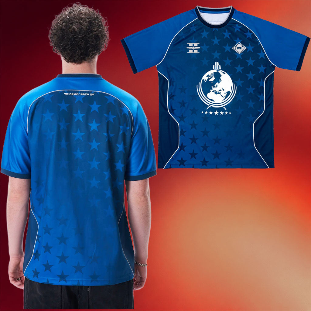 Helldivers Merch 2026 Helldivers 2 Democracy Jersey Video Game Lover Gift For Husband