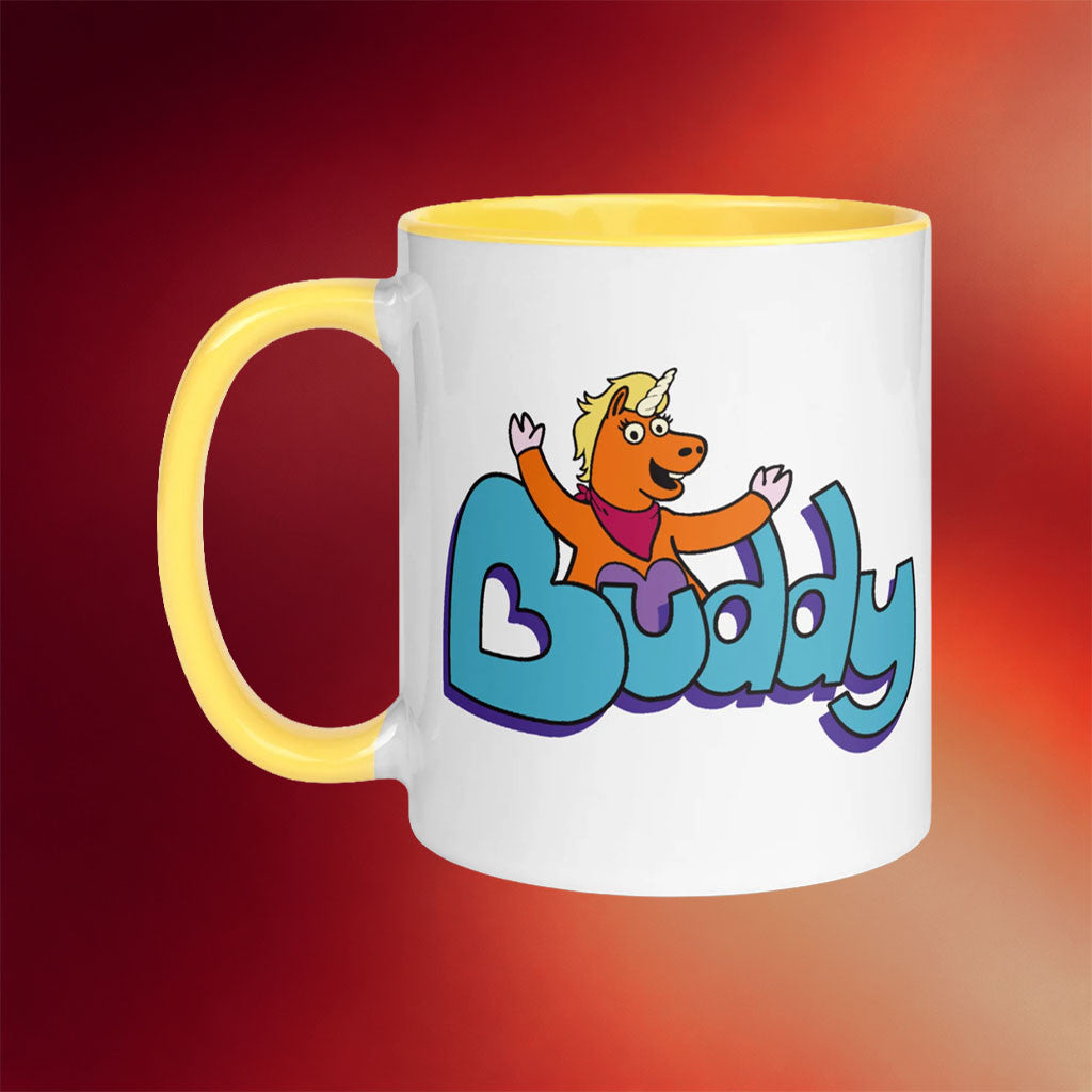 Buddy The Unicorn Merch 2026 Buddy Mug Logo Coffee Cup Gift Ideas For Friends