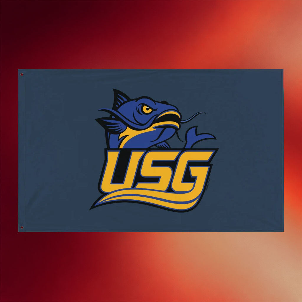 Chad Powers Merch 2026 Chad Powers University of South Georgia Logo Flag Home Decor Ideas