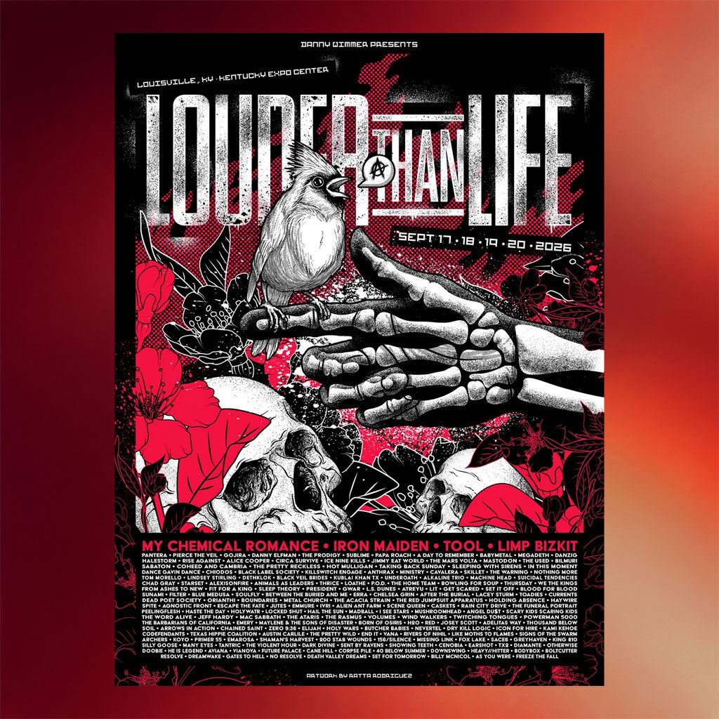 Louder Than Life Merch 2026 Bird In The Hand Poster Living Room Decor Gift For Rock Music Fans