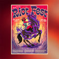 Riot Fest 2026 Chicago Merch Devil Cowgirl Lineup Poster Wall Art Decor For Living Room