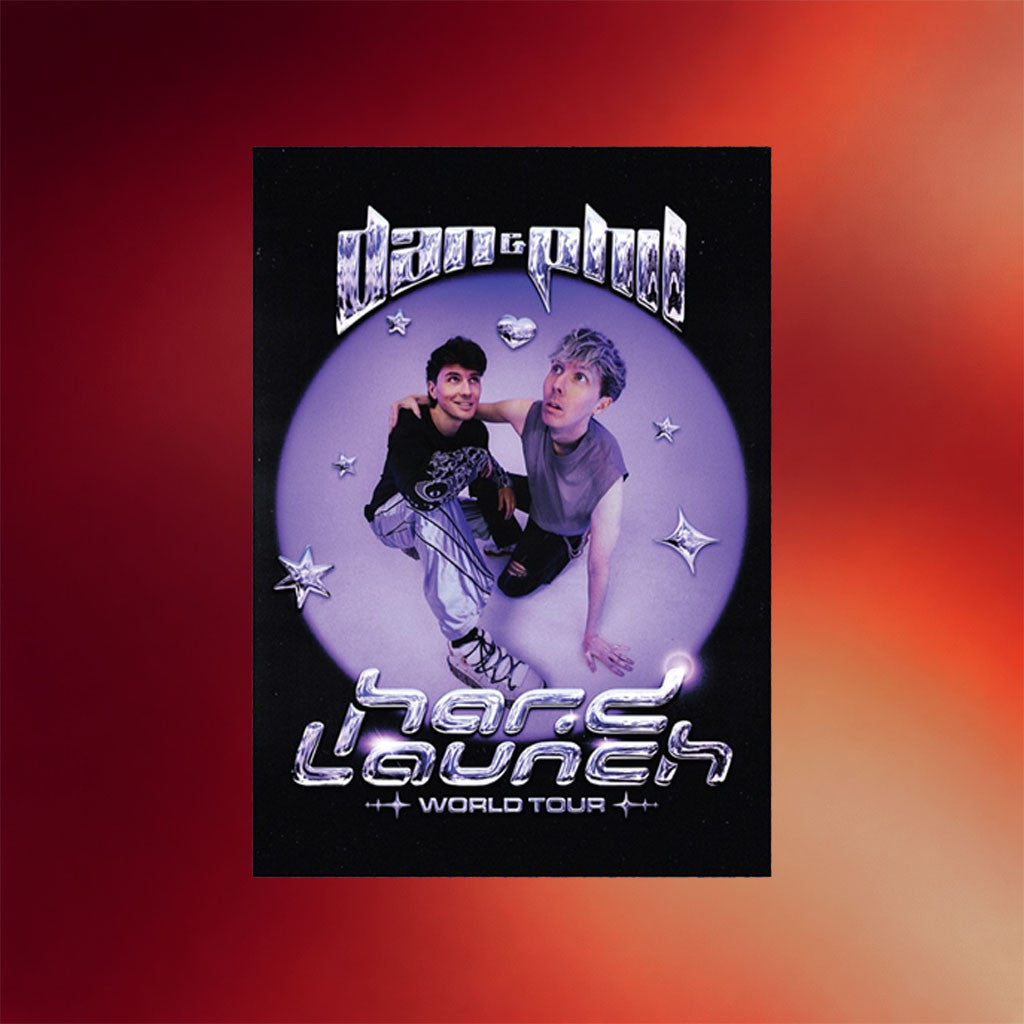 Dan And Phil Tour Merch 2026 Hard Launch World Tour Poster Wall Art Decor Gift For Fans