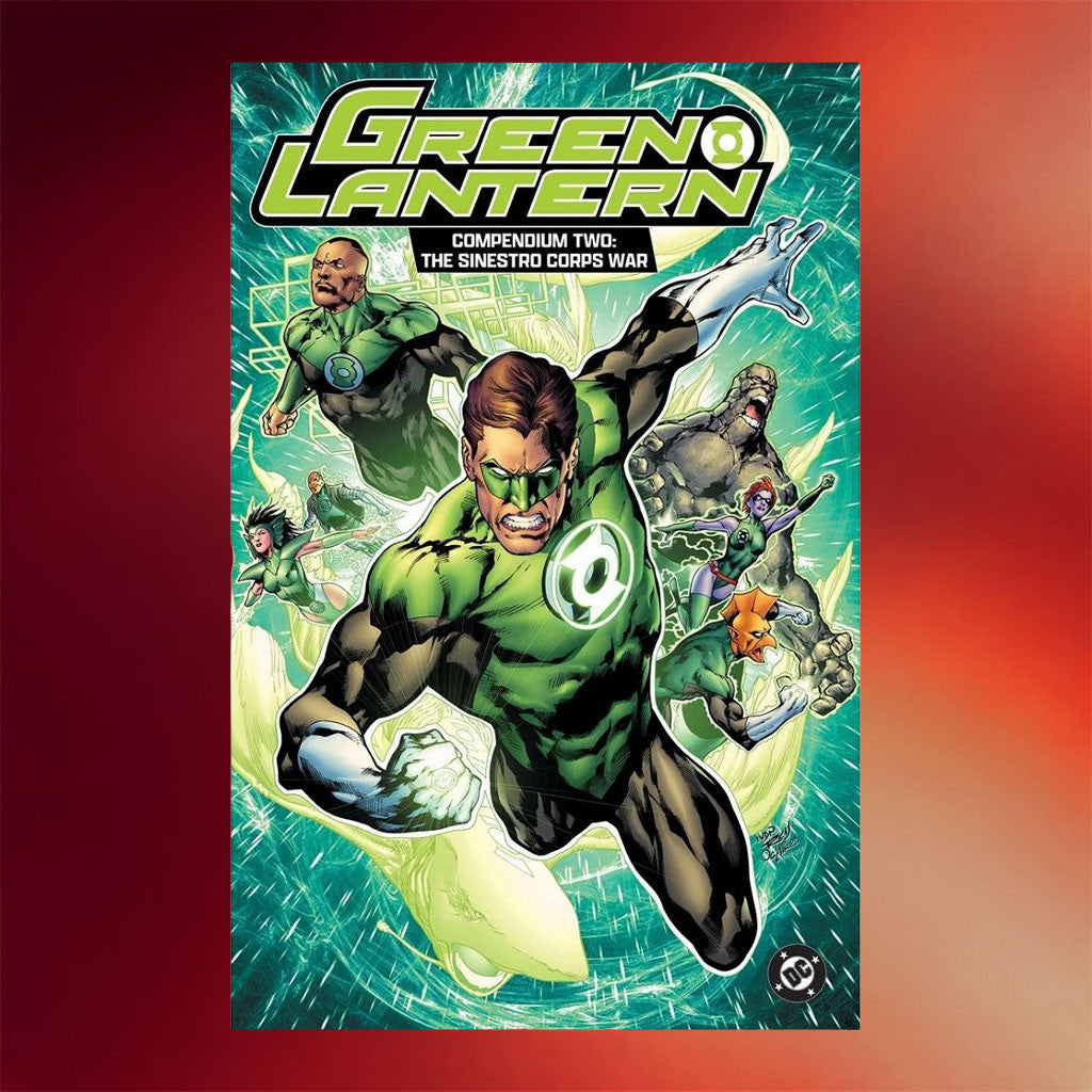 Green Lantern Merch 2026 Green Lantern The Sinestro Corps War Compendium Graphic Poster Decor