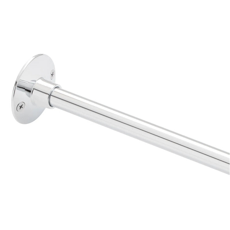60" Oval Shower Rod Enclosure - Solid Brass for Clawfoot Tubs