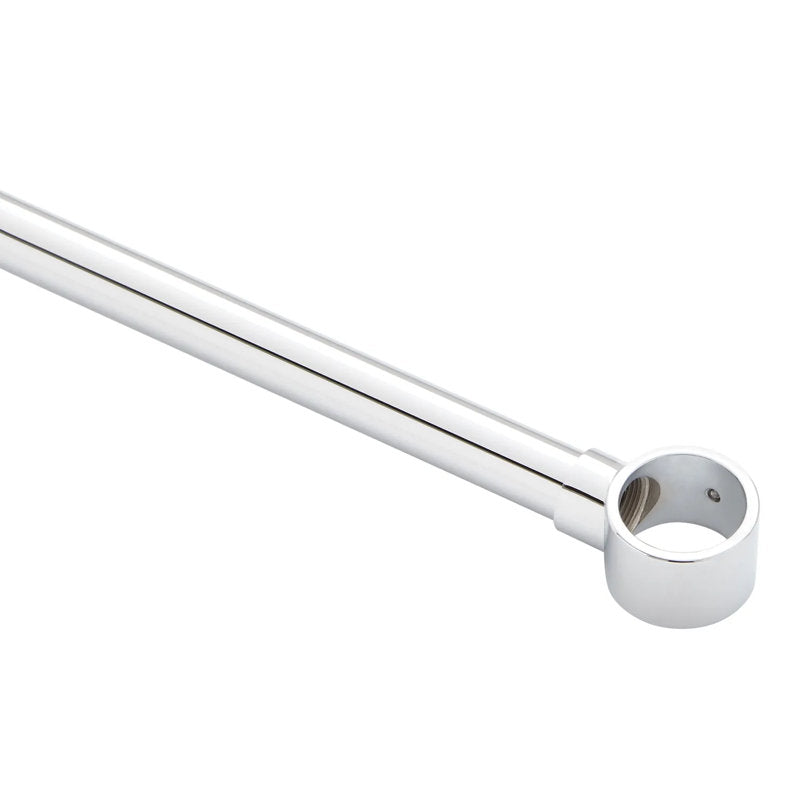 60" Oval Shower Rod Enclosure - Solid Brass for Clawfoot Tubs