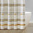 Cotton Striped Shower Curtain with Tassels - Boho Bathroom Decor